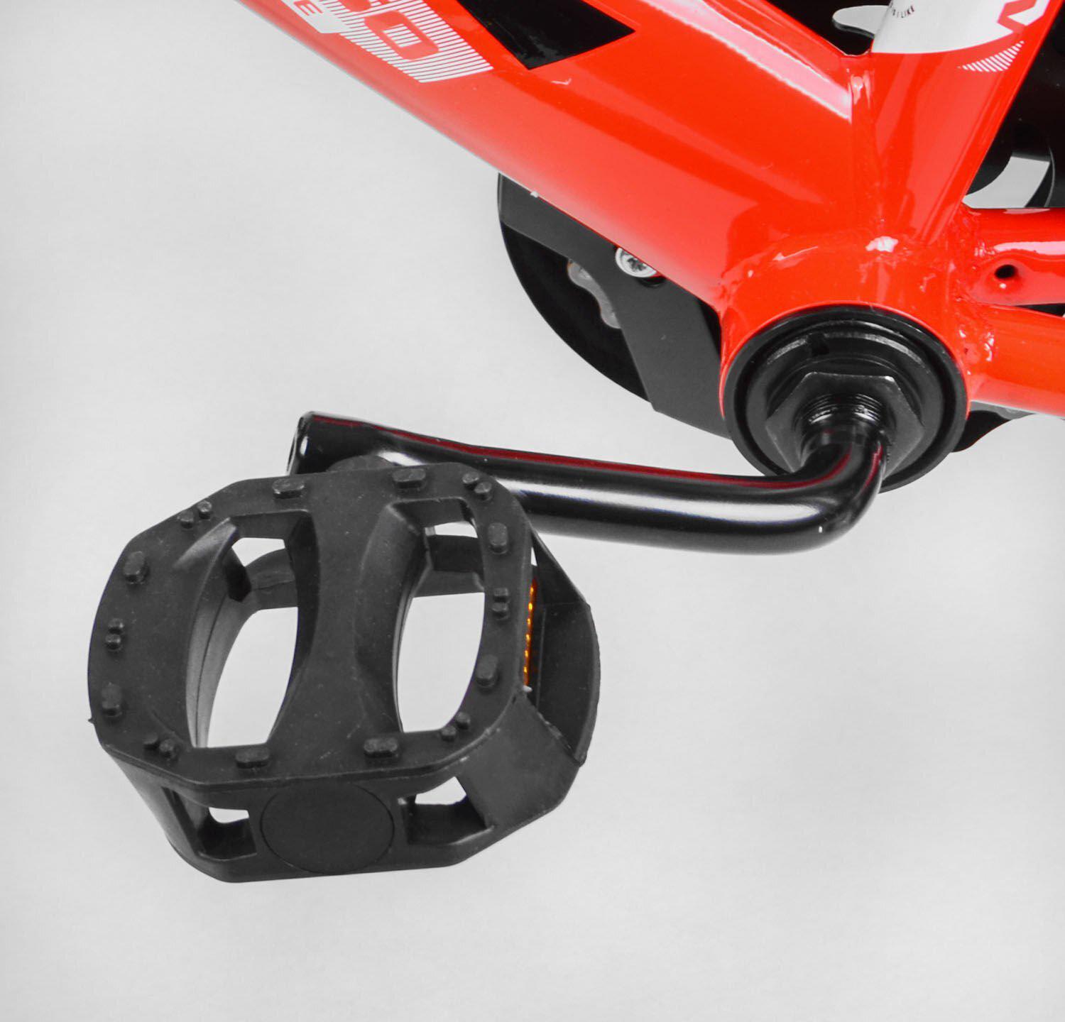 Велосипед двухколесный Corso MAXIS 12" детский с багажником Оранжевый - фото 2 Велосипед двухколесный Corso MAXIS 12" детский с багажником Оранжевый - фото 2