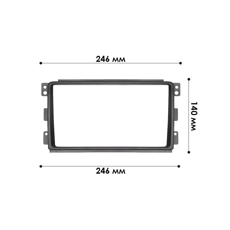 Переходная рамка 9" Smart ForTwo 2007-2010 (7079) - фото 5