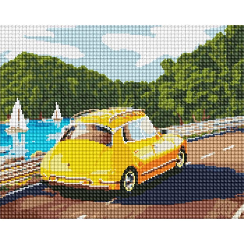 Алмазна мозаїка Ideyka Яскрава подорож AMO7735 з АВ стразами 40х50 см (RLT41526)