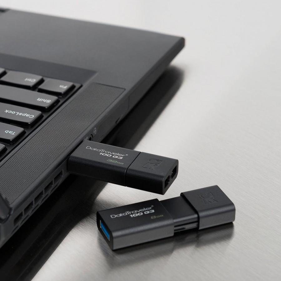 Флеш-память USB Kingston DataTraveler 100 DT100G3/32GB USB 3.1 - фото 6 Флеш-память USB Kingston DataTraveler 100 DT100G3/32GB USB 3.1 - фото 6