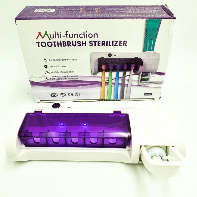 Диспенсер для зубной пасты и щеток Toothbrush Sterilizer UKC аккумуляторный с ультрафиолетовым стерилизатором - фото 8