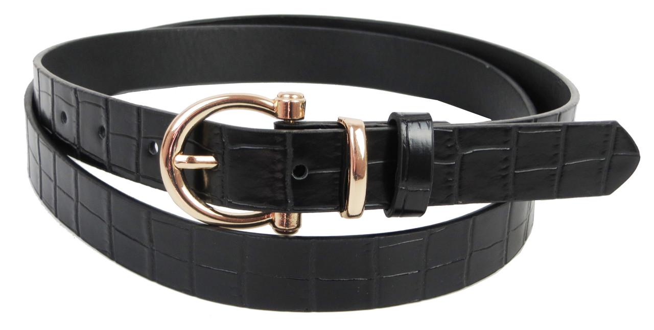 Жіночий ремінь C&A зі штучної шкіри Чорний (2094694)