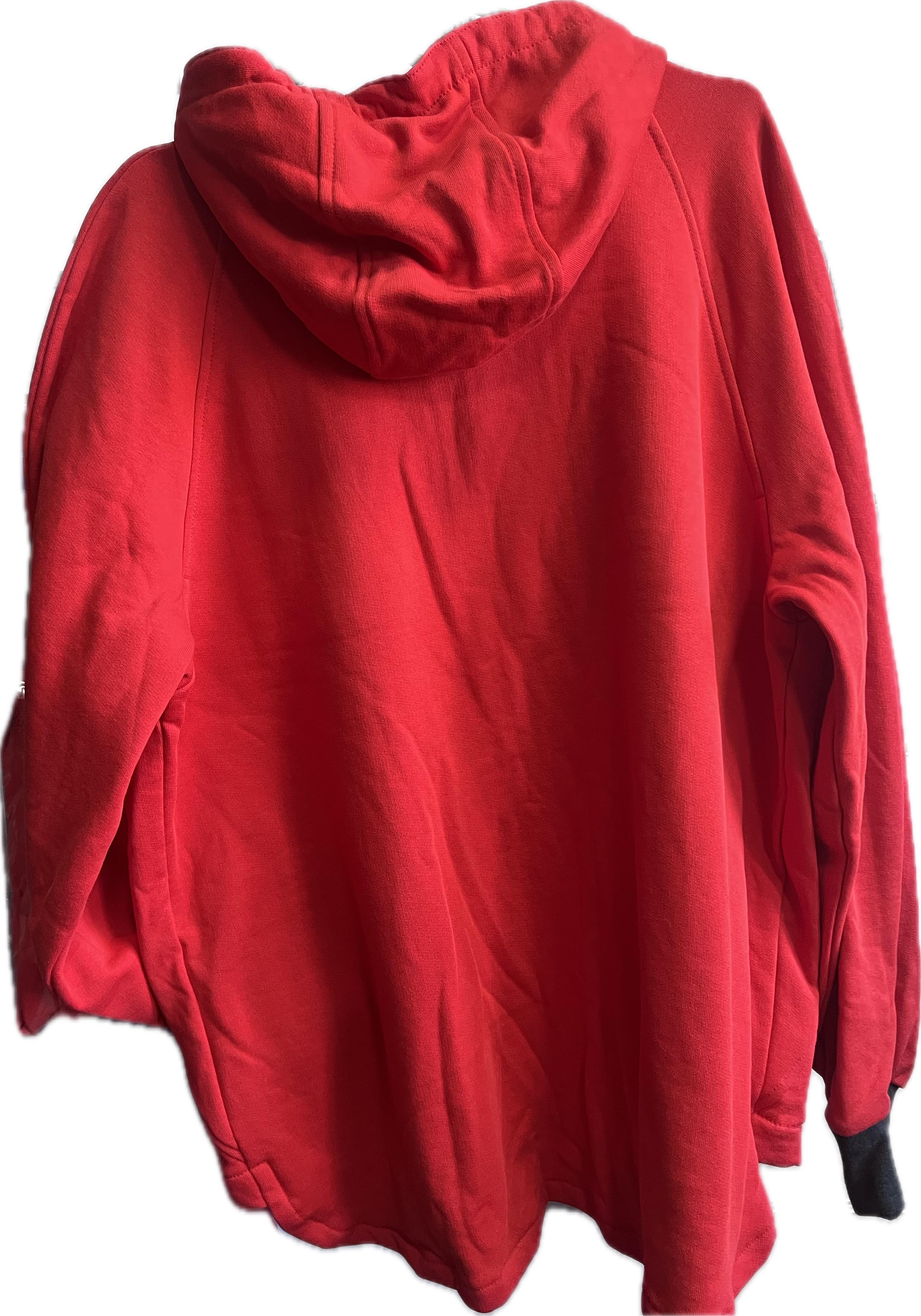 Худі унісекс футер з начосом р. 52/54 Червоний (24983056) - фото 2 Худі унісекс футер з начосом р. 52/54 Червоний (24983056) - фото 2