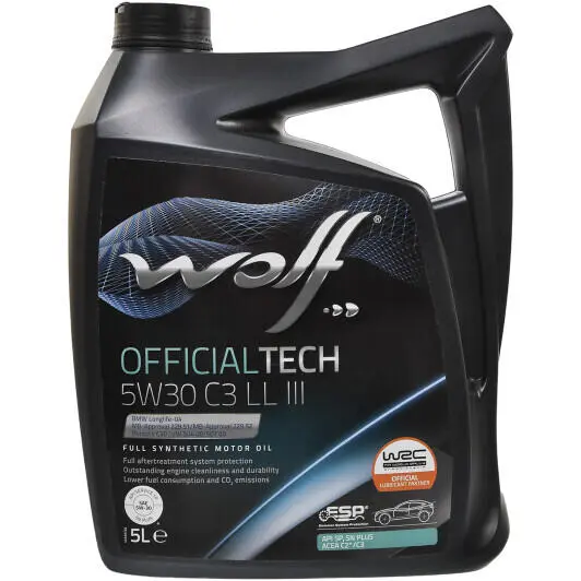 Моторное масло WOLF Officialtech C3 LL III 5W-30 5 л (1048181) Моторное масло WOLF Officialtech C3 LL III 5W-30 5 л (1048181)