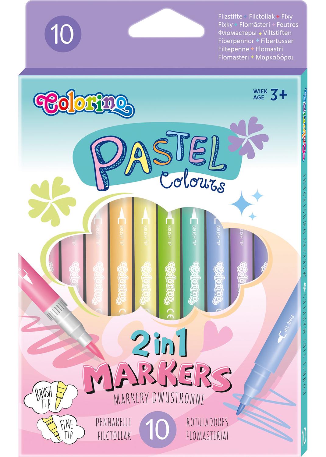 Фломастери Colorino Pastel 10 кольорів (80875PTR)