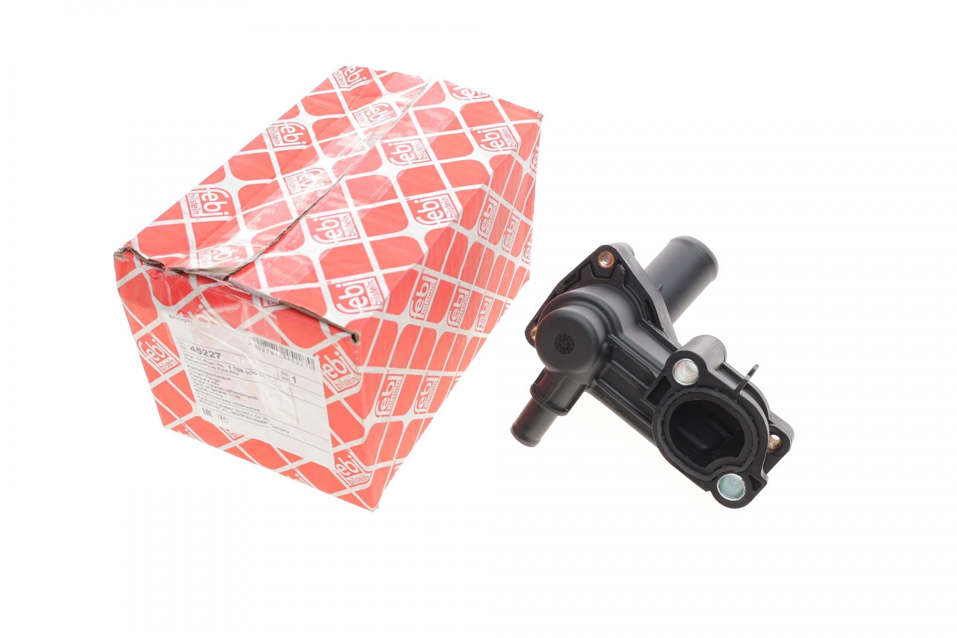 Фланец системы охлаждения Ford Connect 1.8 TDCI 02- с термостатом и уплотнением (45227)