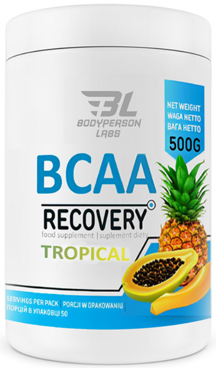 Аминокислоты Bodyperson Labs BCAA Recovery Тропик 500 г