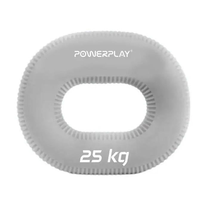 Эспандер кистевой силиконовый PowerPlay Hand Grip PP4336 25 кг Серый
