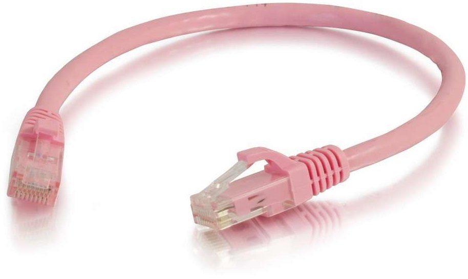 Патч-корд C2G Cat5e 24AWG 1 м с UTP экранированием Розовый (CG83617)