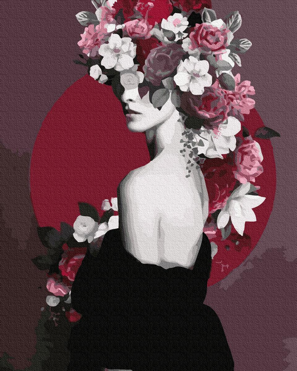 Картина по номерам Квітковий портрет (GX40942)