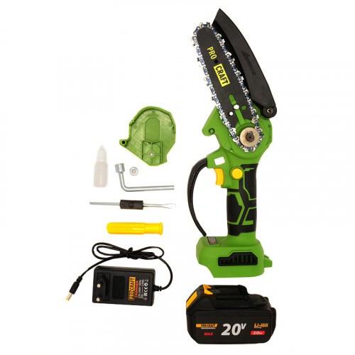 Пила ланцюгова акумуляторна Procraft PKA-18B з батареєю 2 А/г та зарядним пристроєм (1970555858)