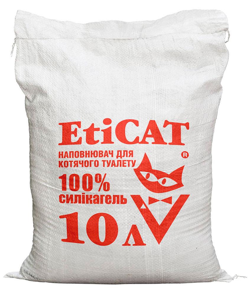 Наповнювач для котячого туалету Eticat економ силікагелевий 10,0 л 4,2 кг