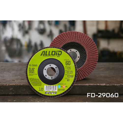 Круг лепестковый торцевой Alloid 125 мм P60 T29 (00000061424) - фото 2