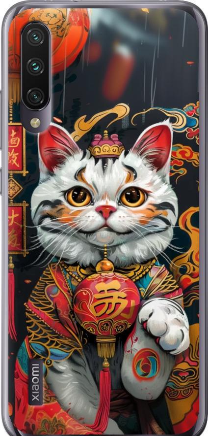 Чехол на Xiaomi Mi A3 China Cat v2 (6135t-1737-42517) Чехол на Xiaomi Mi A3 China Cat v2 (6135t-1737-42517)