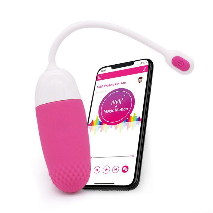 Смарт-віброяйце Magic Motion Vini керування зі смартфона Pink (SO2693)