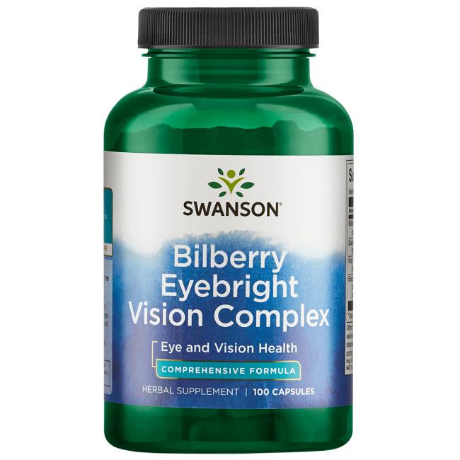 Добавка натуральная Bilberry Eyebright Vision Complex 100 капсул