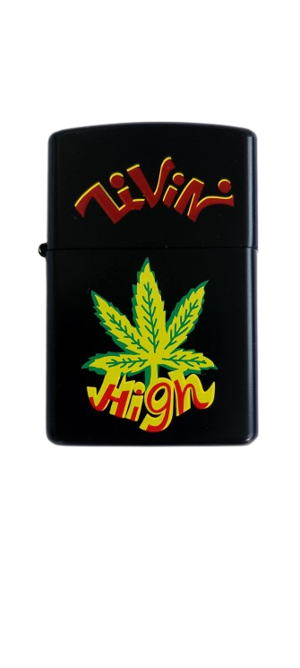 Зажигалка бензиновая карманная Star Lighters BS0886 Livin High (2976F)