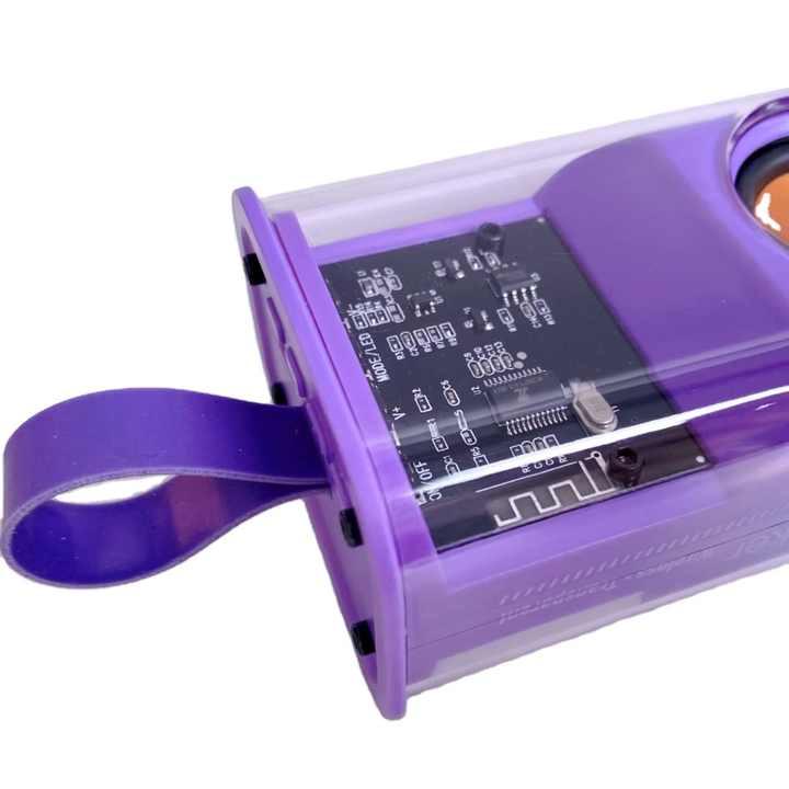 Портативная колонка SPS A036 Bluetooth 5.0 с подсветкой Purple (24637562) - фото 2 Портативная колонка SPS A036 Bluetooth 5.0 с подсветкой Purple (24637562) - фото 2