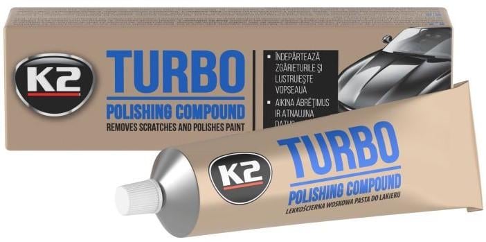 Паста полірувальна для кузова воскова K2 Turbo 120 г