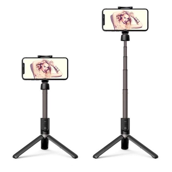 Селфи-палка Hoco K11 Tripod Selfie Stand Bluetooth Черный - фото 4 Селфи-палка Hoco K11 Tripod Selfie Stand Bluetooth Черный - фото 4