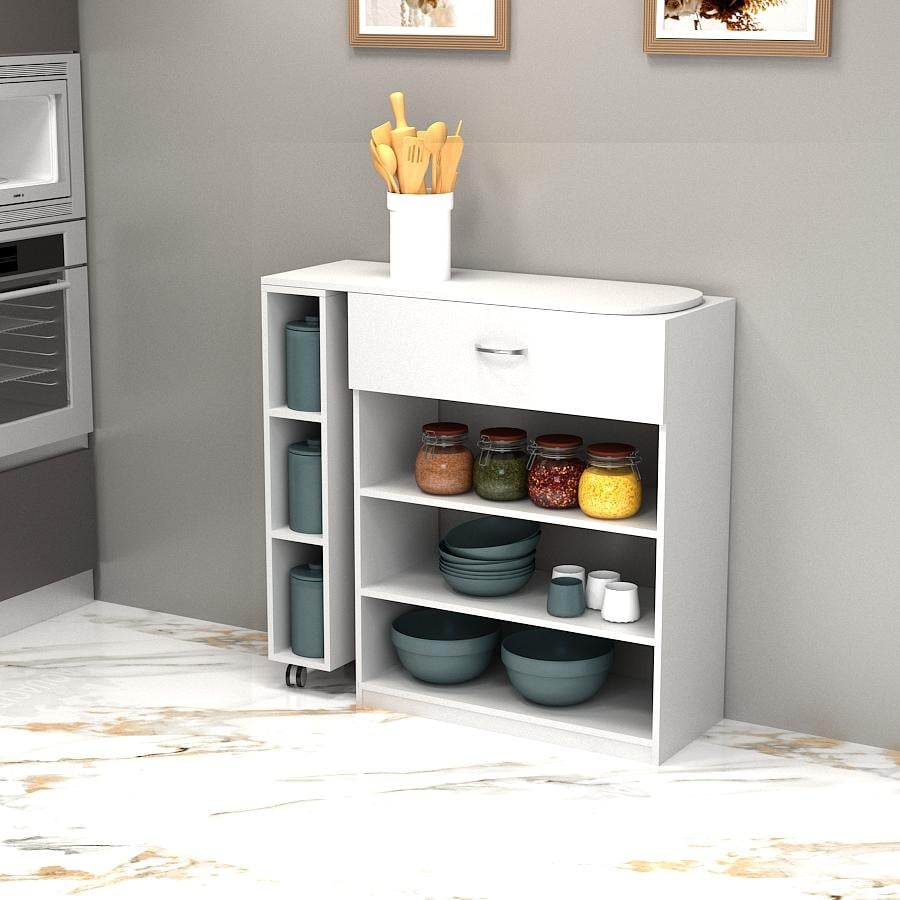 Тумба Гамма стиль Помічниця 910x300x850 мм Білий (4690)