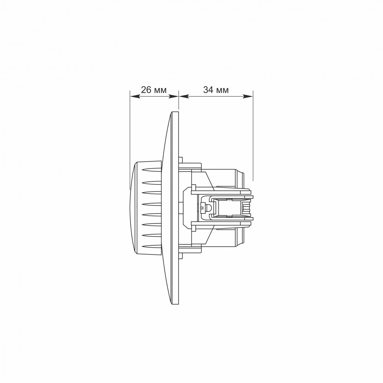 Светорегулятор Videx BINERA LED 200 Вт Белый (VF-BNDML200-W) - фото 6