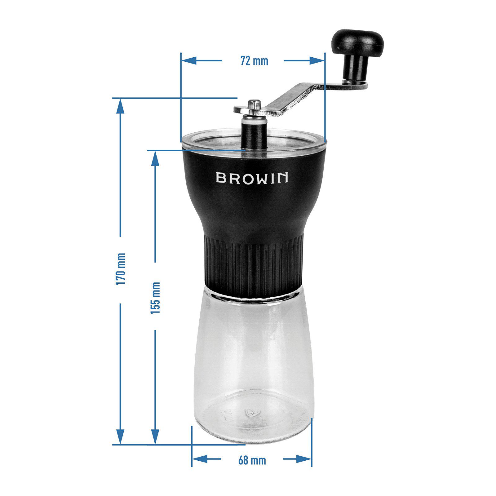 Кавомолка ручна Browin 17 см (320500) - фото 3 Кавомолка ручна Browin 17 см (320500) - фото 3
