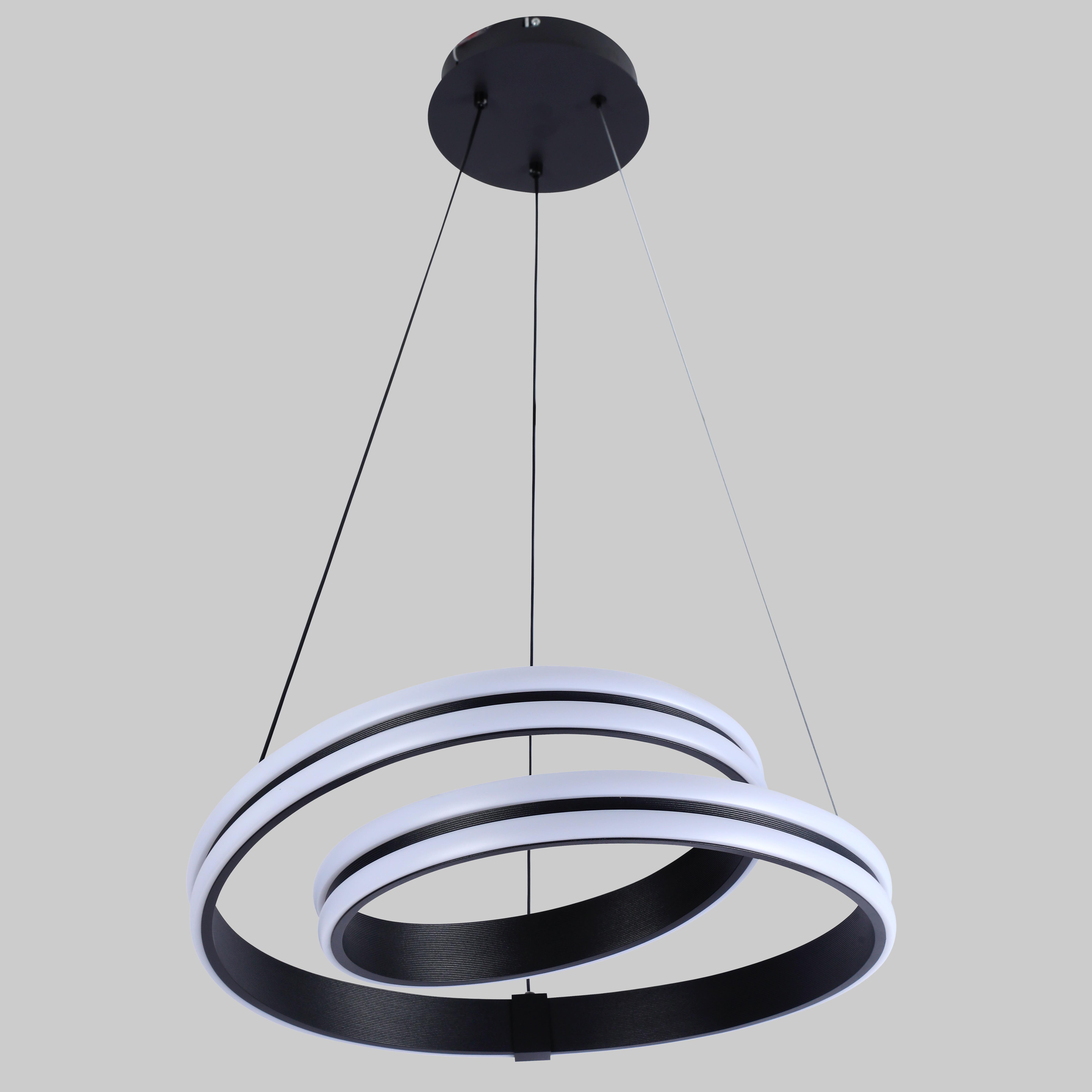 Люстра подвесная Led 100W Черный (87-78090 BK)