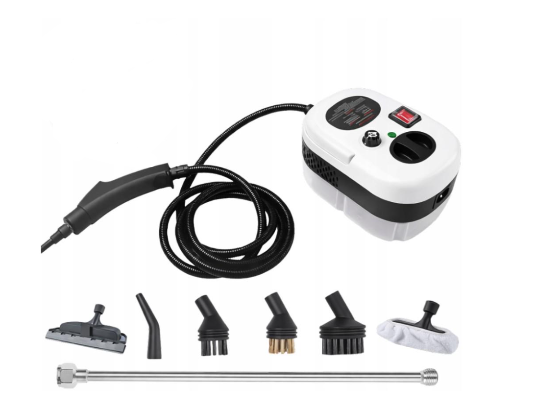 Пароочиститель 3 бар с 7 насадками 2500 W