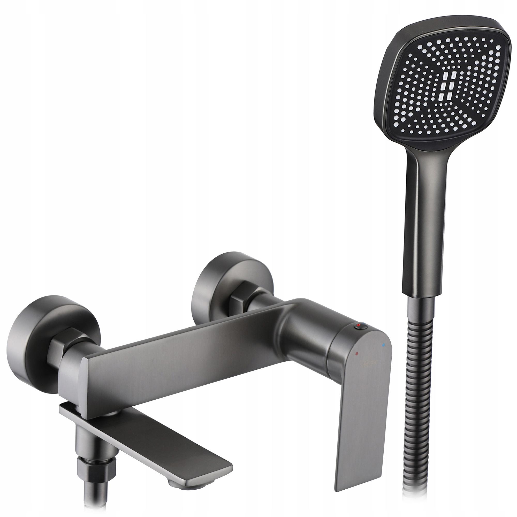 Смеситель для ванны CUBO REA Storm REA-B4585 однорычажный Серый (196302)