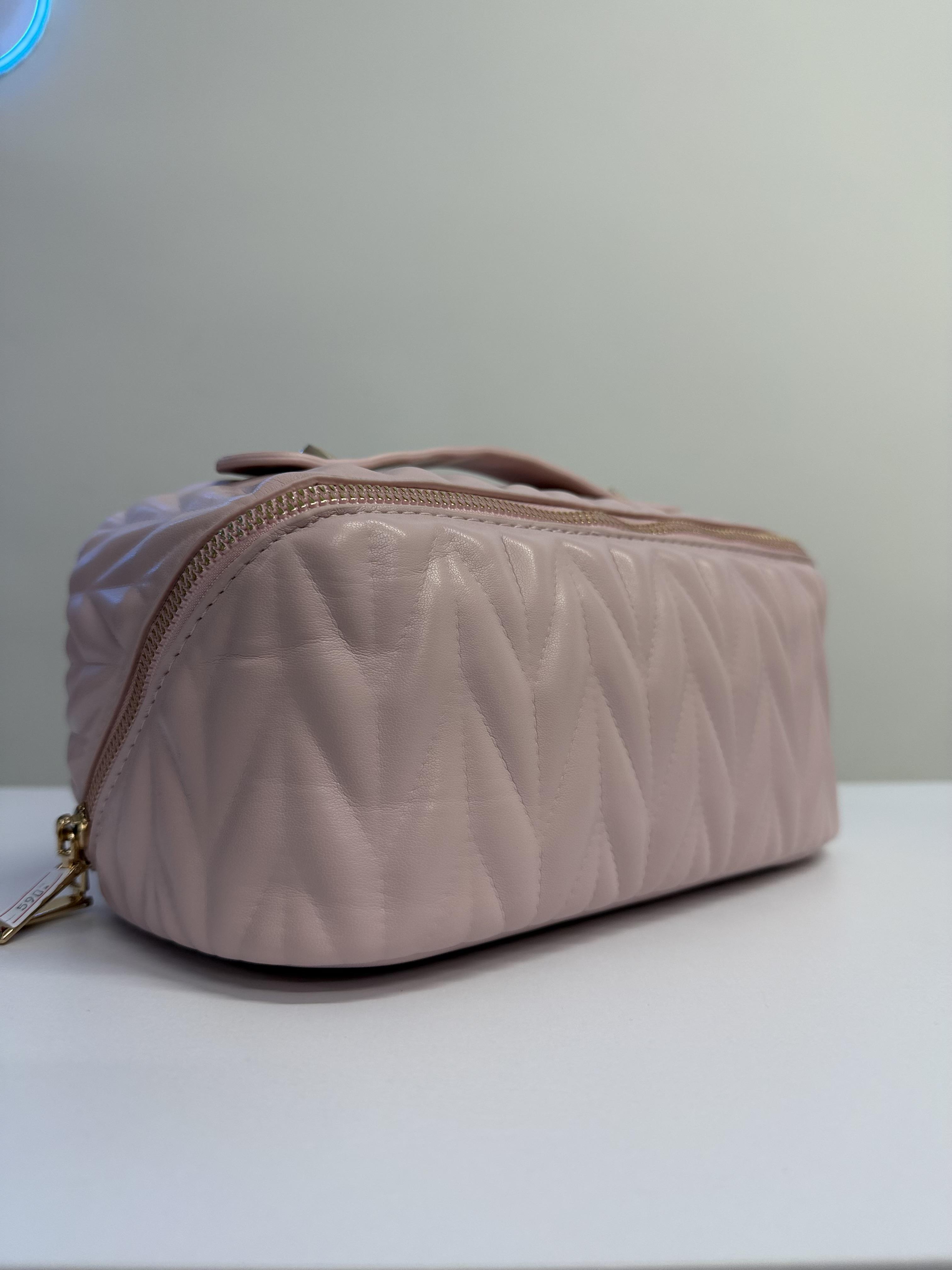 косметичка-органайзер стьобана Ніжно рожева, (31517486)