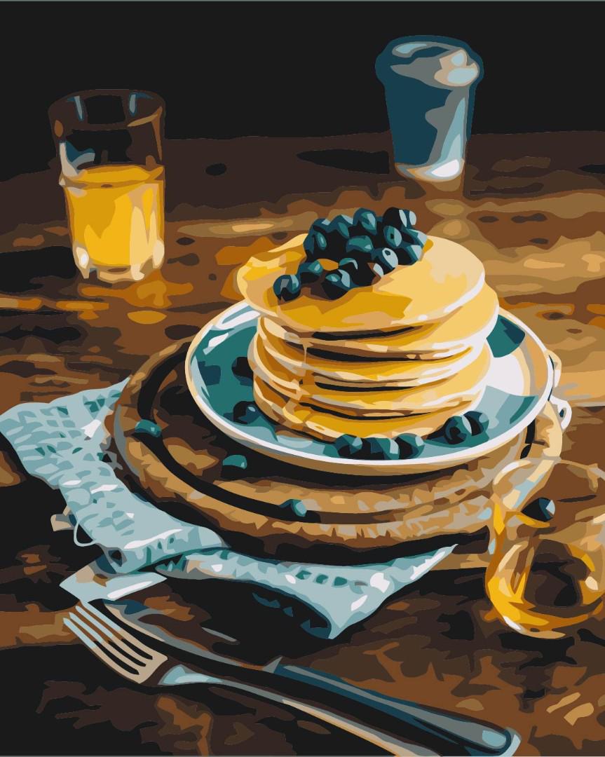 Картина по номерам Brushme Блинчики с медом 40x50 см (BS52456)