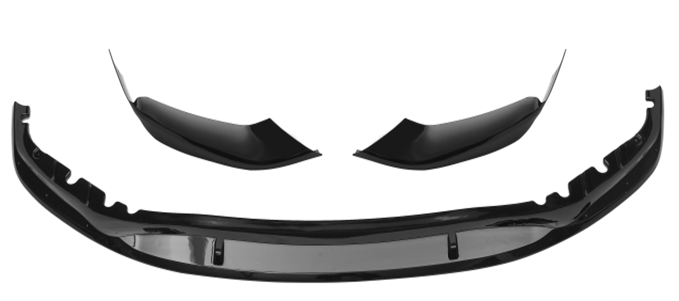 Накладка на передний бампер GBT Lip MP-Style для M-Sport 2017-2020 для BMW 5 серия G30/31 2017-2023 гг. abs-пластик Черный (176778)