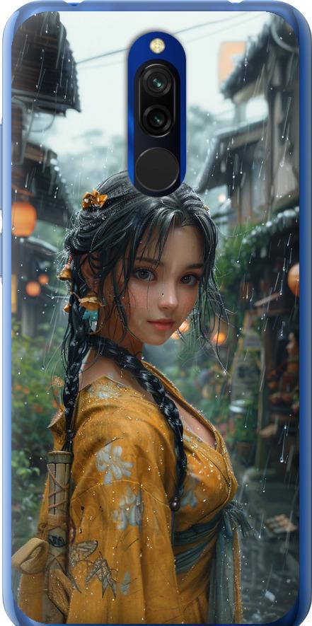 Чехол на Xiaomi Redmi 8 Anime-girl (6133t-1806-42517)