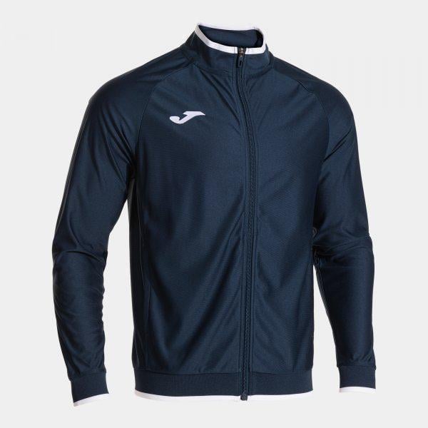 Олимпийка JOMA 104212.332 COMBI PREMIUM FULL ZIP SWEATSHIRT S Dark Navy/White (8447150839258)