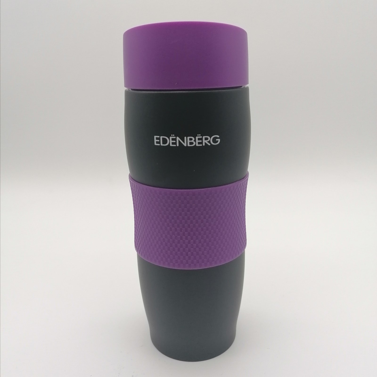 Термочашка Edenberg 380 мл Черно-Лиловый (EB-622-4)