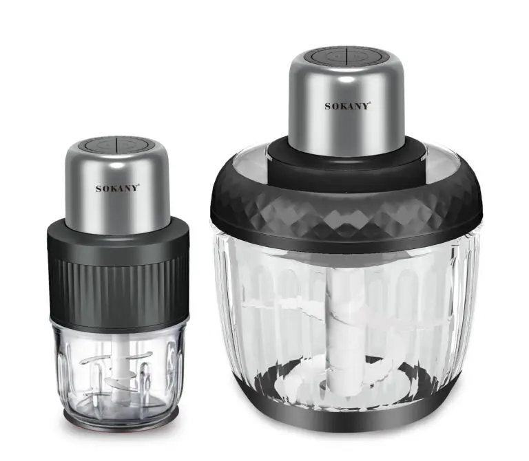 Блендер-измельчитель Sokany SK-06008 2в1 3/0,5 л 800 Вт 2 скорости Блендер-измельчитель Sokany SK-06008 2в1 3/0,5 л 800 Вт 2 скорости