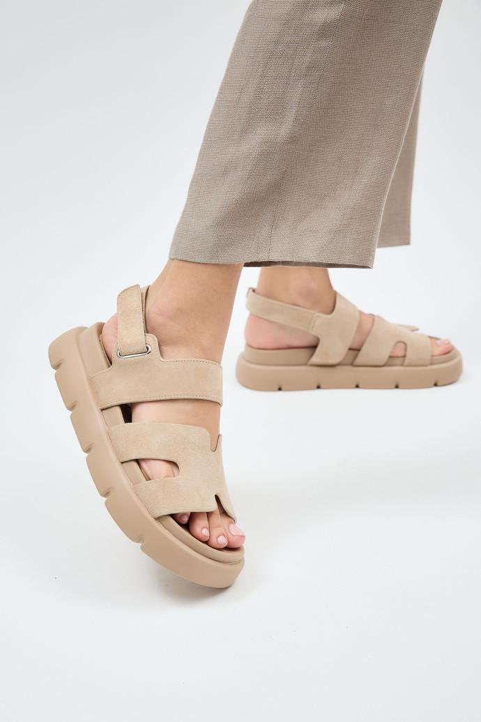 Босоніжки жіночі LONZA 195735 р. 40 Бежевий (20387_40) - фото 4