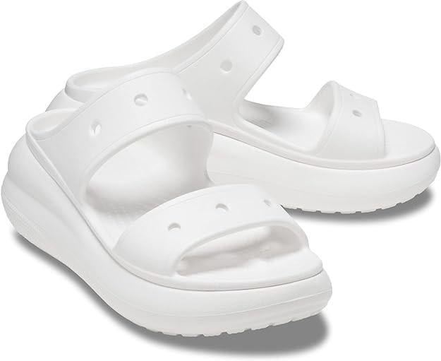 Шльопанці жіночі утеплені Crocs Classic CRUSH Slide Sandal р. 37-38 Білий (7808)