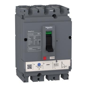 Автоматический выключатель корпусной Schneider Electric EASYPACT CVS TM160D 160B 25 кА 3P (LV516303)