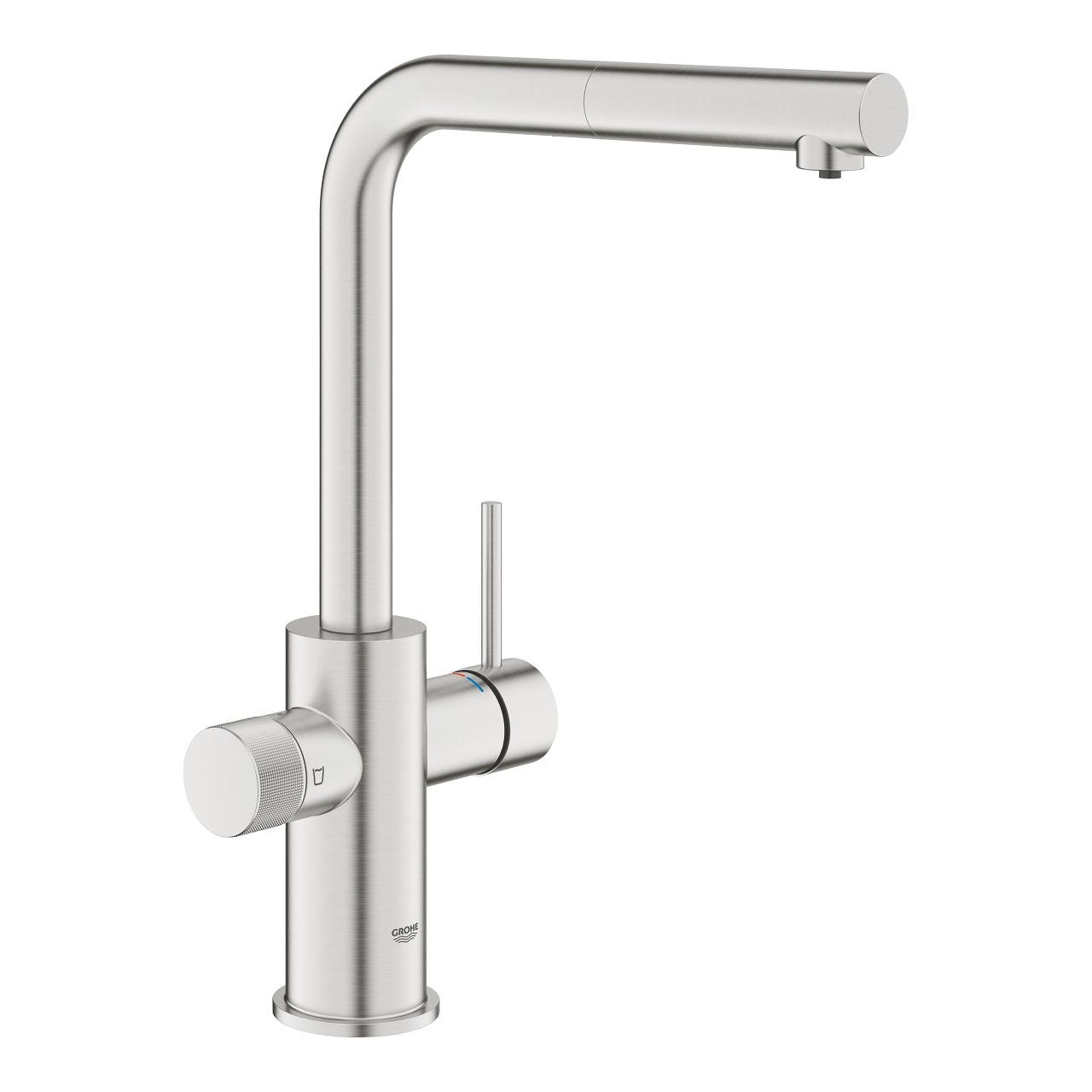 Смеситель для кухни Grohe Blue Pure Minta 30590DC0 на две воды Сатин (234209)