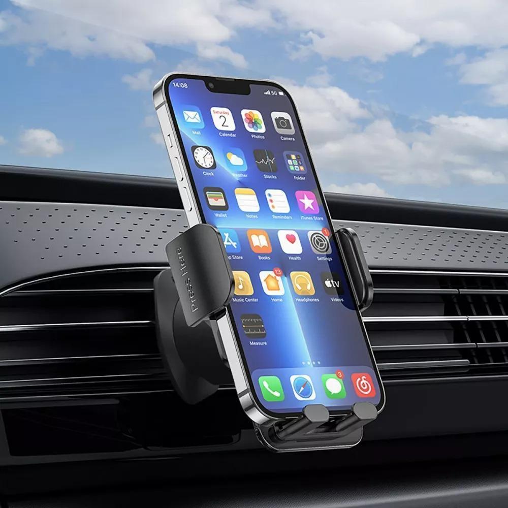 Автомобільний тримач Proove Crystal Clamp Plus Air Outlet Car Mount Black - фото 3
