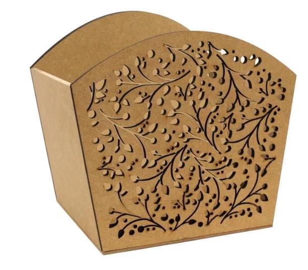 Заготовка для декупажа ROSA TALENT Корзина Флора 25х20х22 см