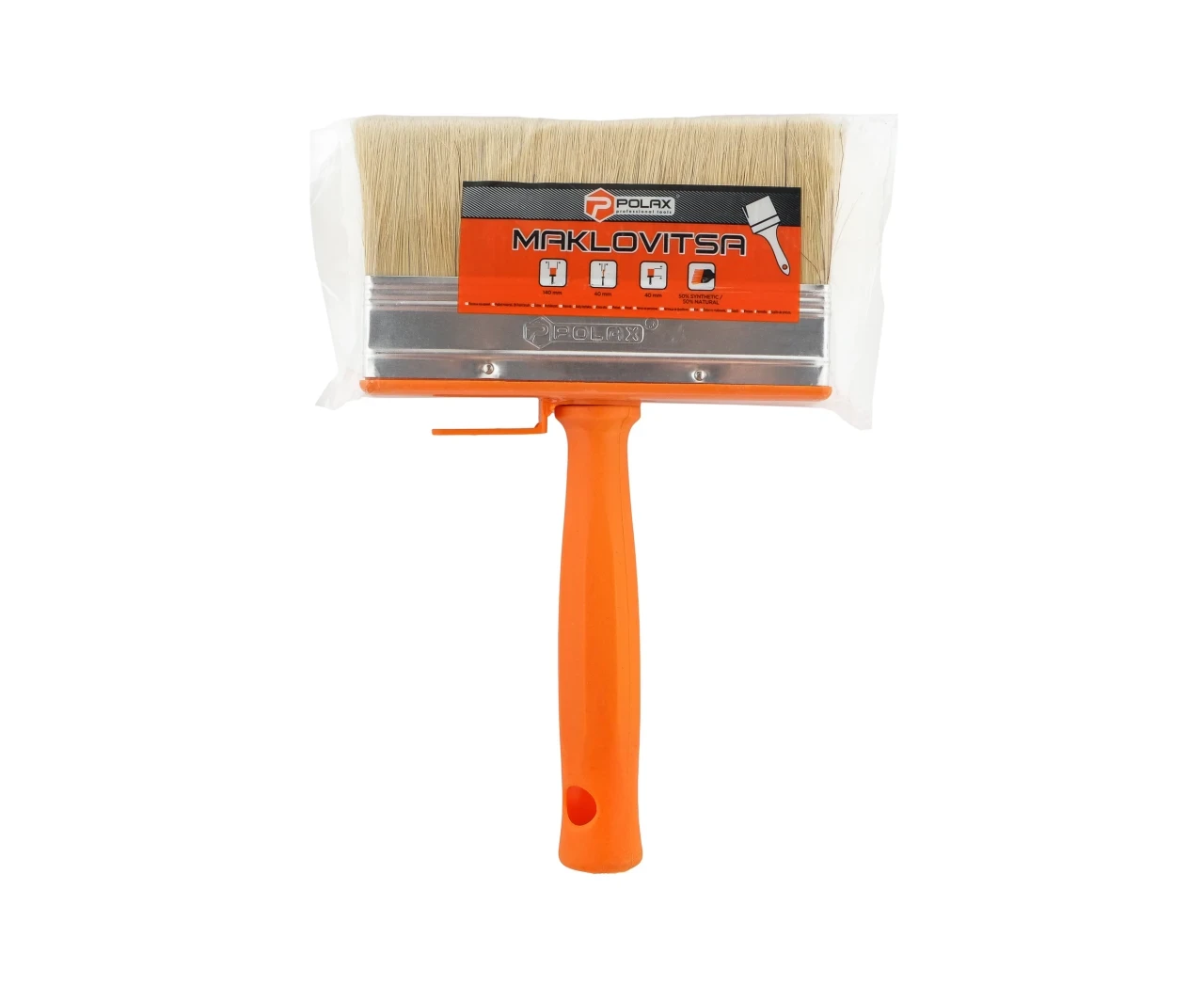 Пензель мастильний 40х140 мм пластикова ручка змішаний ворс (2428620698) - фото 2 Пензель мастильний 40х140 мм пластикова ручка змішаний ворс (2428620698) - фото 2