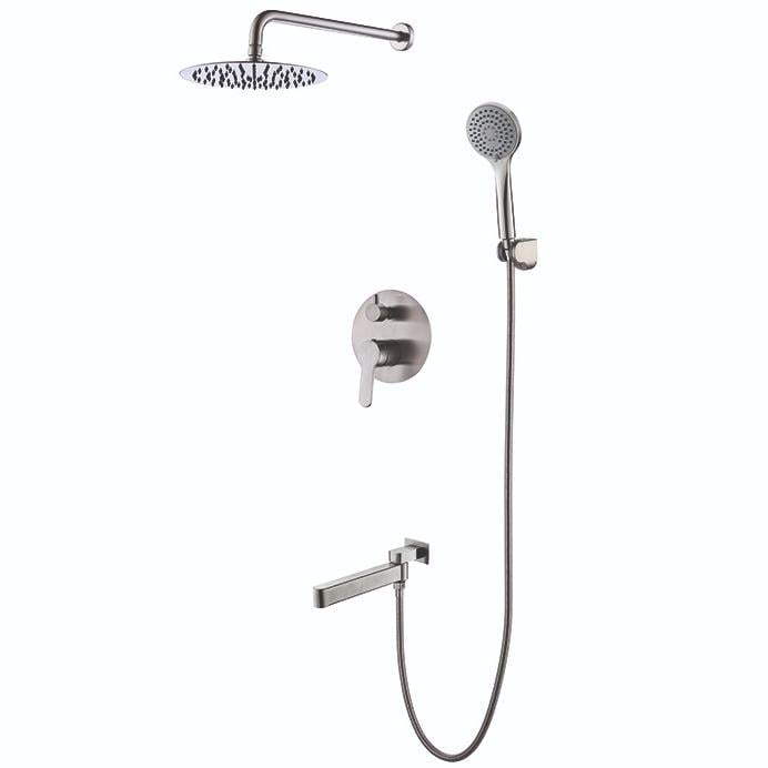 Душевая система скрытого типа KOER KI-66016-02 KR4792 с верхним душем Сатин (209348)