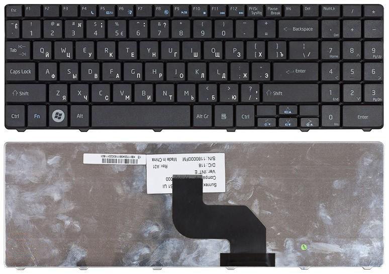 Клавиатура для ноутбука Acer Aspire 5334/5516/5517/5532/5534/5541/5732 eMachines E430/E525/E527/E625/E627/E628/E630/E725/G525/G625/G627 Black