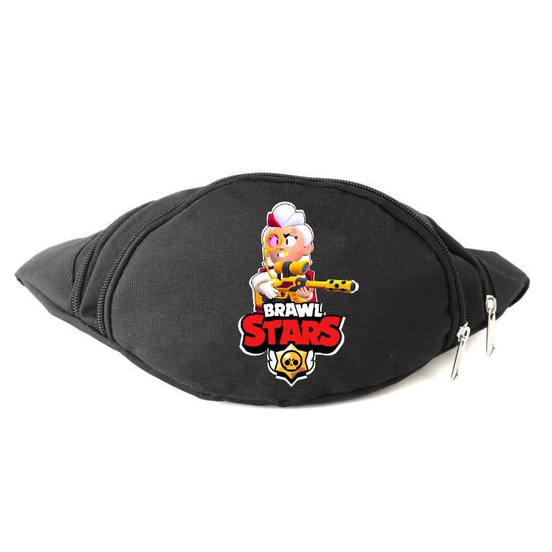 Поясна сумка-бананка Cappuchino toys Бравл Старс Бель Голдхенд BS-BG Чорний (1652391407) Поясна сумка-бананка Cappuchino toys Бравл Старс Бель Голдхенд BS-BG Чорний (1652391407)