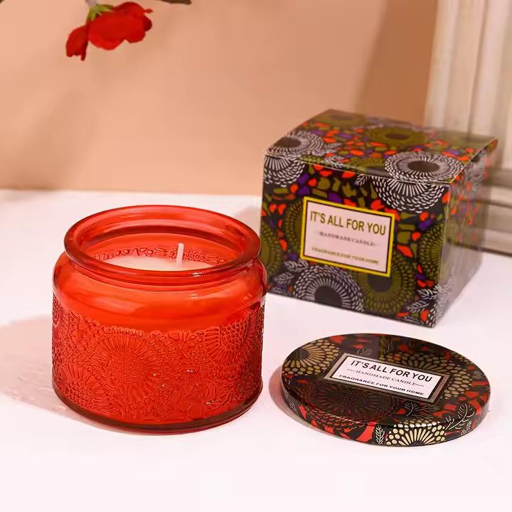 Аромасвеча English pear freesia в стеклянной чаше из соевого воска без красителей (Свеча_English_pear)