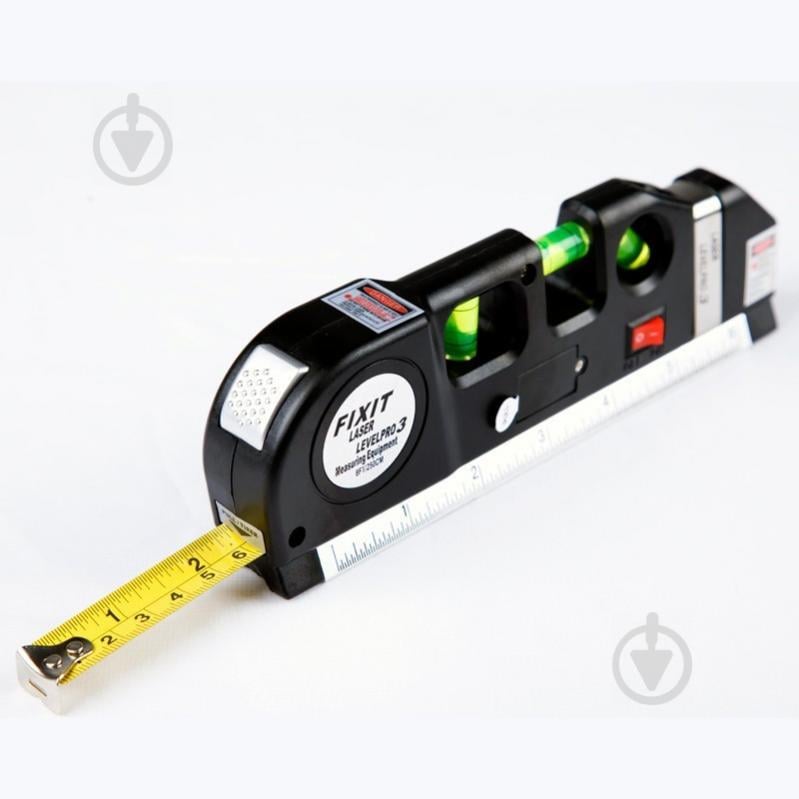 Лазерный уровень со встроенной рулеткой нивелир Fixit Laser Level PR0 3 (hub_KYJT49588)