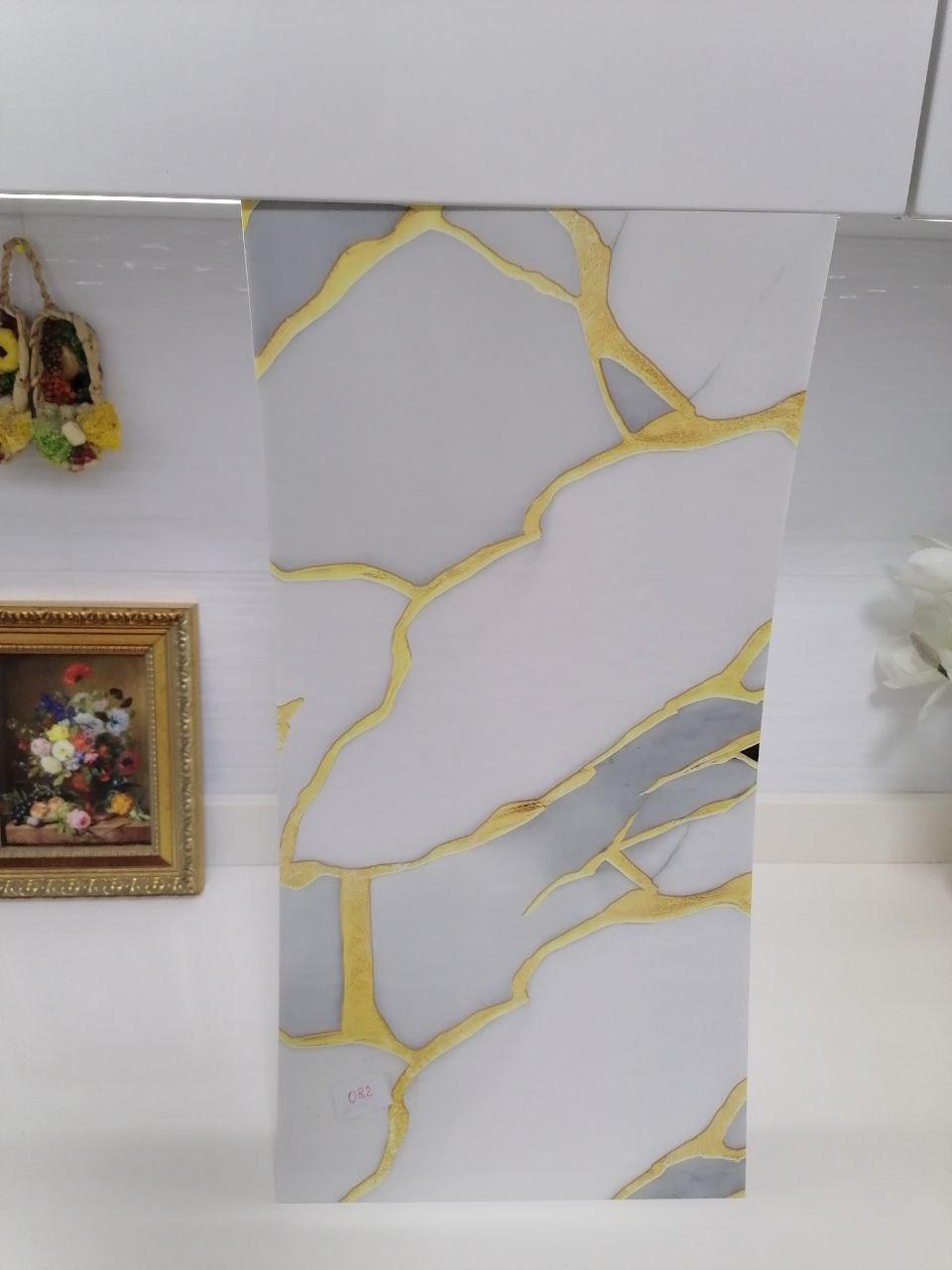 PET-панель cамоклеюча глянцева 600х300х2,5 мм Базальтовий (VN3-133) - фото 2